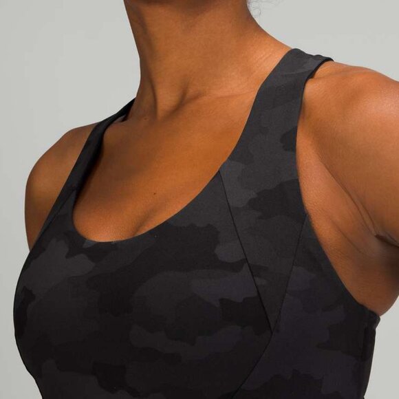 Lululemon Free To Be Elevated Bra In Heritage 365 Camo Deep Coal Size 6 DD/E Cup - Picture 3 of 7